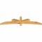 Ekena Millwork Alberta Rough Sawn Timber Gable Bracket, Western Red Cedar, 84"W x 21"H x 4"D x 4"F, 6/12 Pitch GBW084X21X0404ALB00RWR - alternate 2